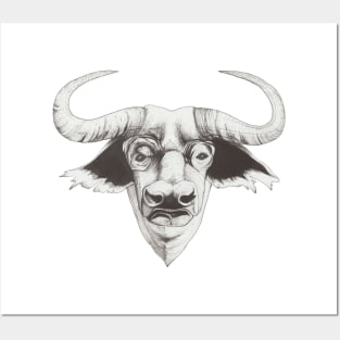 Bull's head Posters and Art